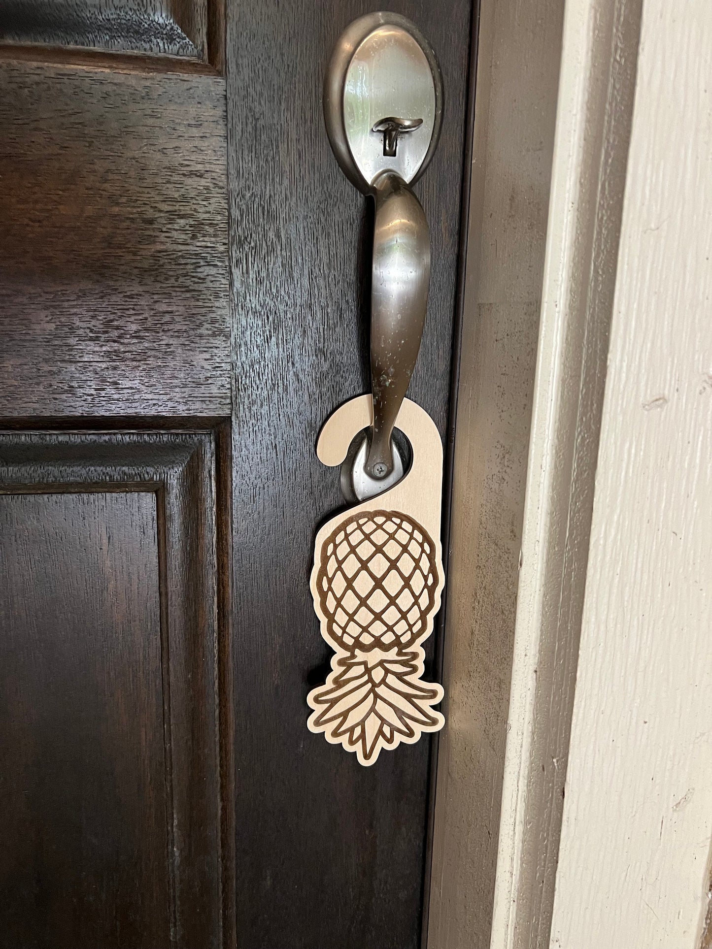 Upside Down Pineapple Door knob Hanger, Swinger / Lifestyle Door Hanger, Welcome Pineapple Door Sign, Welcome Gift, Naughty Gag Gift