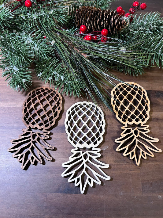 Wooden Pineapple Swinger Ornament, Lifestyle ornament, Upside Down Pineapple Wooden Tag, Gag Gift