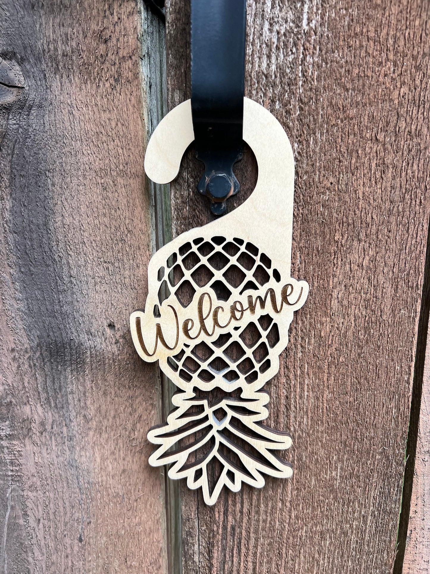 Upside Down Pineapple Door knob Hanger, Swinger / Lifestyle Door Hanger, Welcome Pineapple Door Sign, Welcome Gift, Naughty Gag Gift